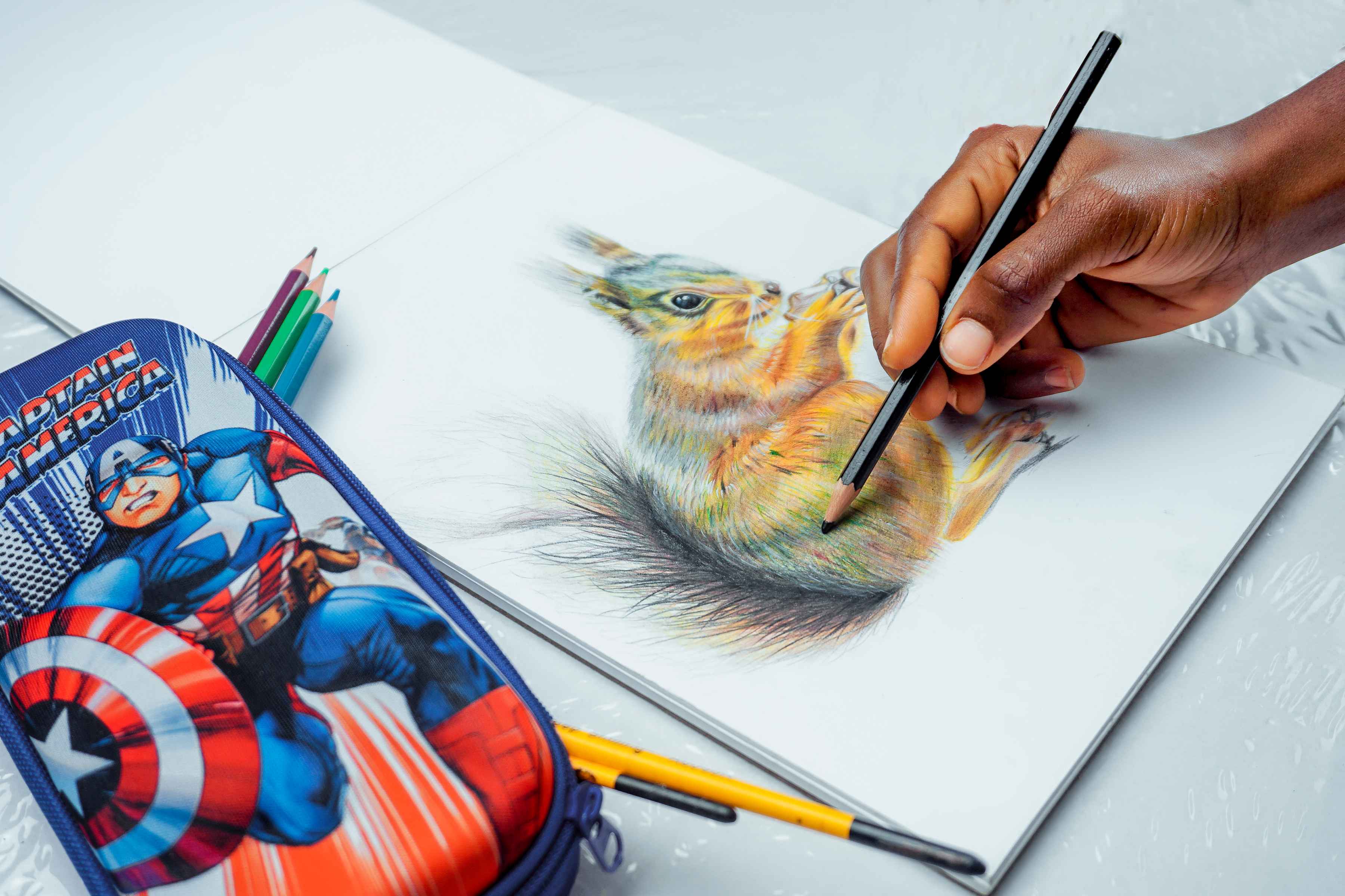Artist at work