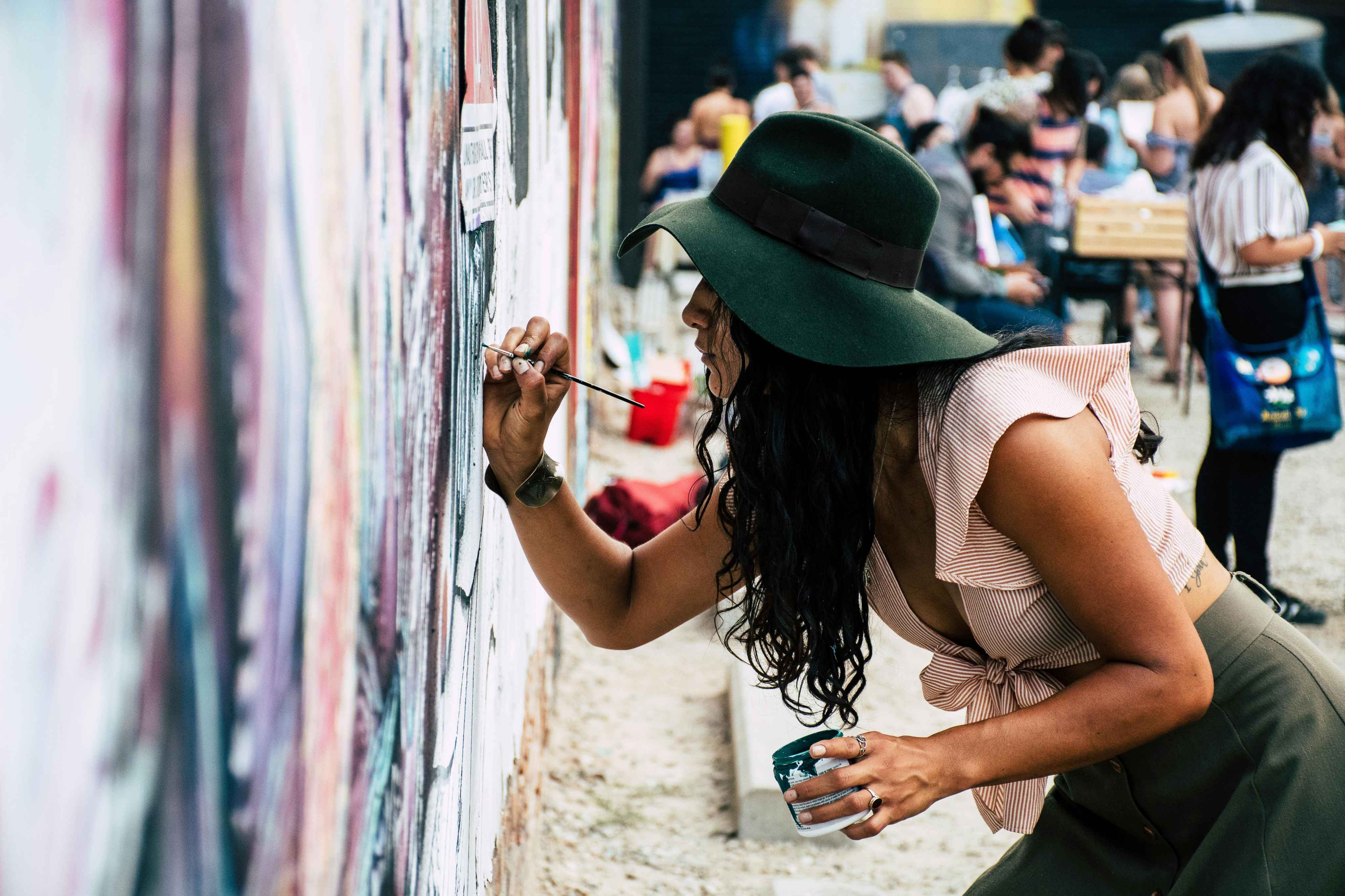 Artist at work